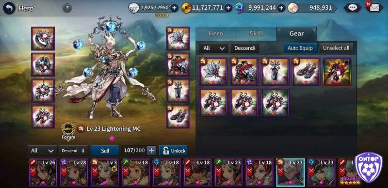 Final Blade game thẻ tướng online nhập vai